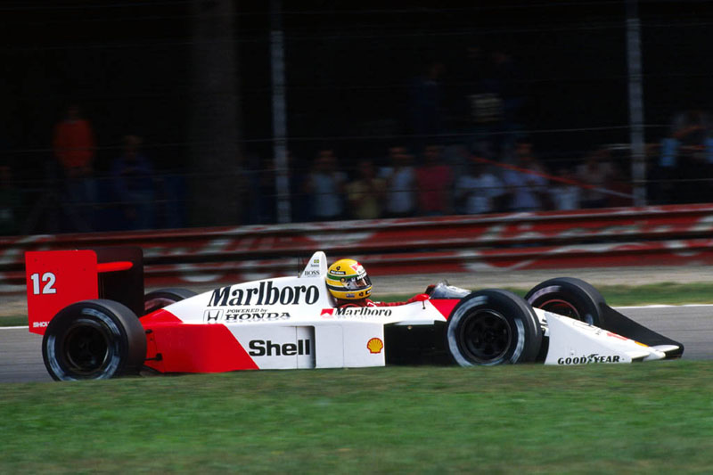 Senna Prost and the MP4 4